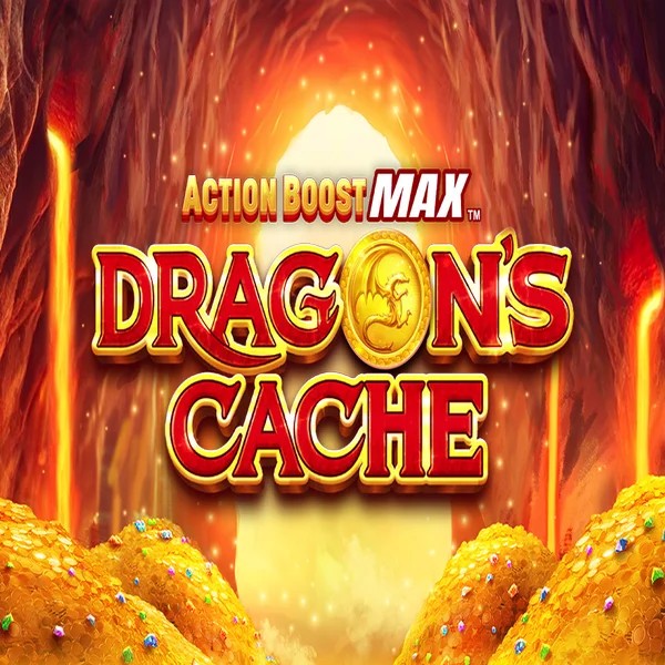 Action Boost Max Dragon's Cache logo by SpinPlay Games at Jack`s Casino
