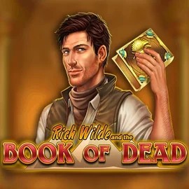 Slots logo of Book of Dead from Play'n GO at Jack`s Casino
