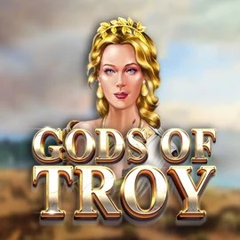 Official Slots logo: Gods of Troy by Red Tiger Gaming at Jack`s Casino