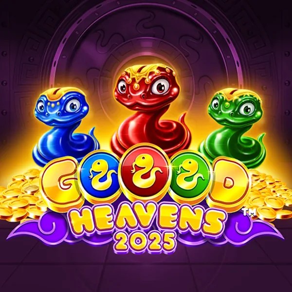 Slots logo of Goood Heavens from Rarestone Gaming at Jack`s Casino