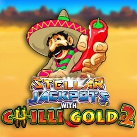 Stellar Jackpots with Chilli Gold x2 logo – Jackpots by Lightning Box Game at Jack`s Casino
